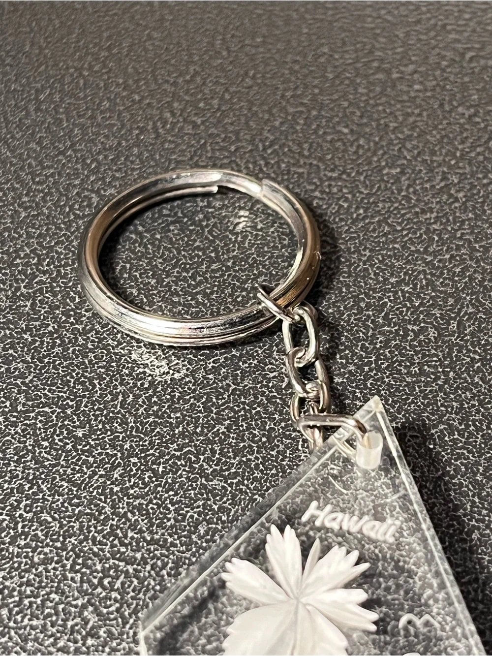 Hawaii Clear Acrylic Etched Keychain, Travel, Souvenirs, Memorabilia